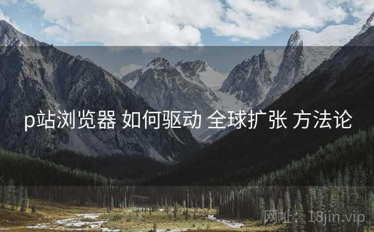 p站浏览器 如何驱动 全球扩张 方法论