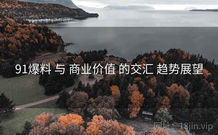 91爆料 与 商业价值 的交汇 趋势展望