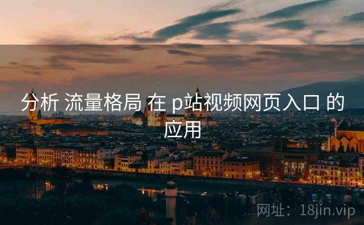 分析 流量格局 在 p站视频网页入口 的应用